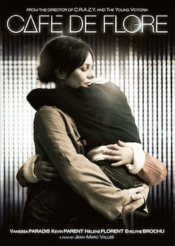 The protagonist of the film Café de Flore holds her son in her arms